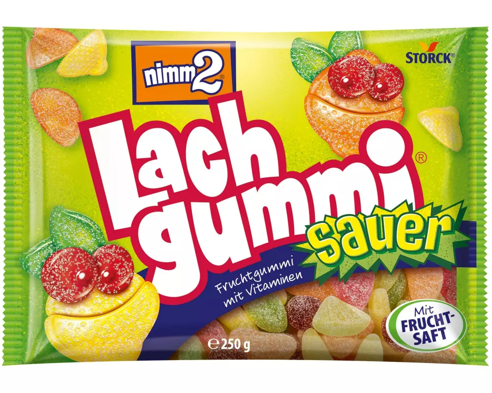 Storck Gummibonbons Nimm2 Lachgummi Sauer 250 g