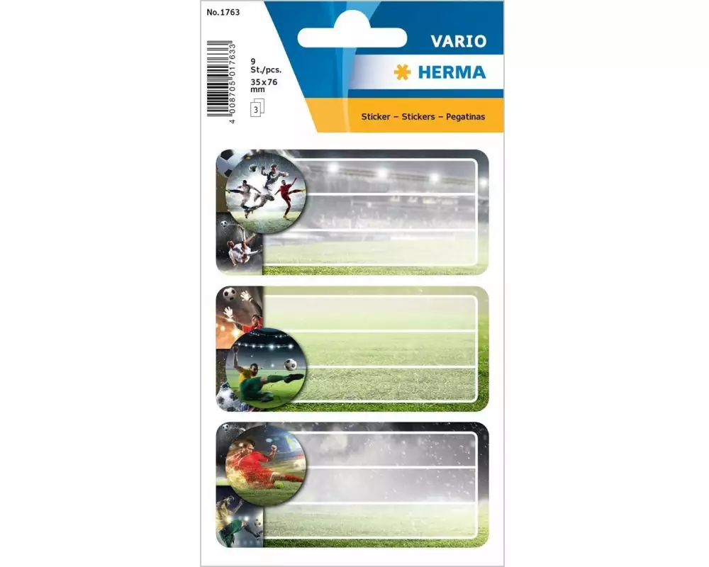 Herma Stickers Schuletiketten Fussball