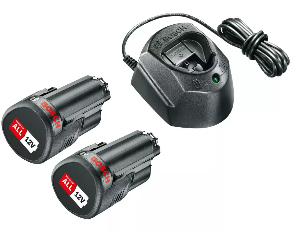 Bosch Professional Starter-Set 12 V (2 x 1.5 Ah & GAL 1210 CV)