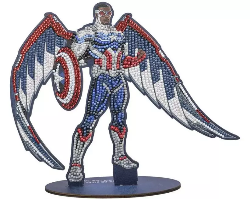 CRAFT Buddy Bastelset Falcon Crystal Art XL Buddy