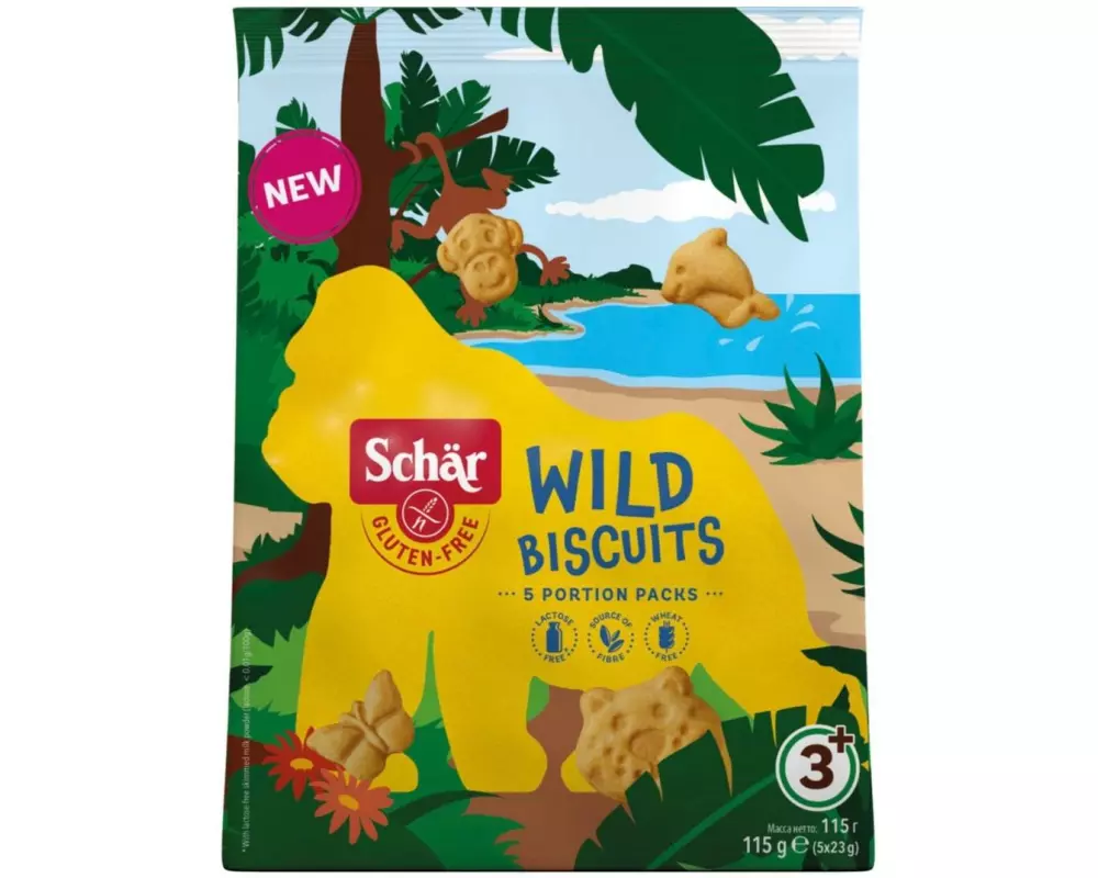 Dr.Schär Wild Biscuits glutenfrei 115 g