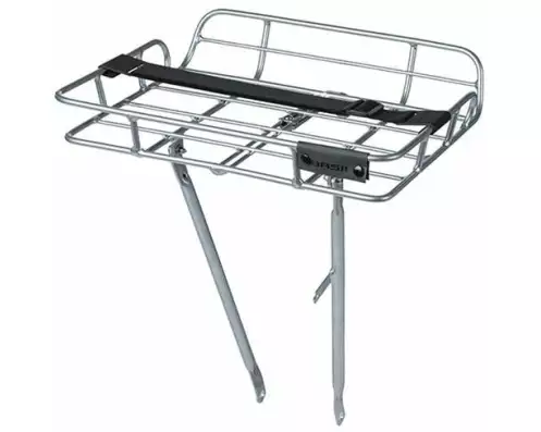 BASIL Gepäckträger Portland Front Carrier High Silber
