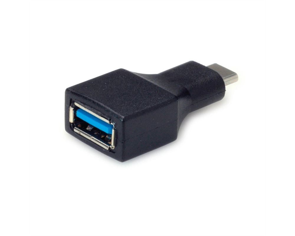 VALUE USB 3.2 Gen 1 Adapter, USB Typ C - A, ST/BU, OTG, schwarz