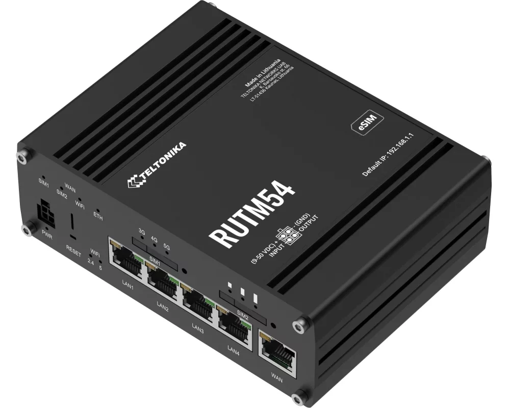 Teltonika 5G-Industrie-Router RUTM54