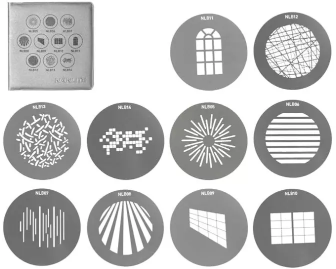 Nanlite AS-GB-B-SET1 Gobo Set 1