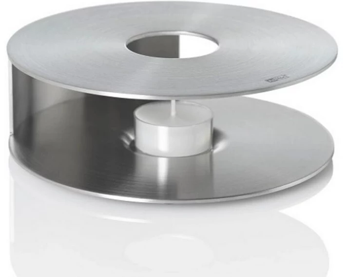 AdHoc Warmhalteplatte Limbo Edelstahl Silber 16 cm