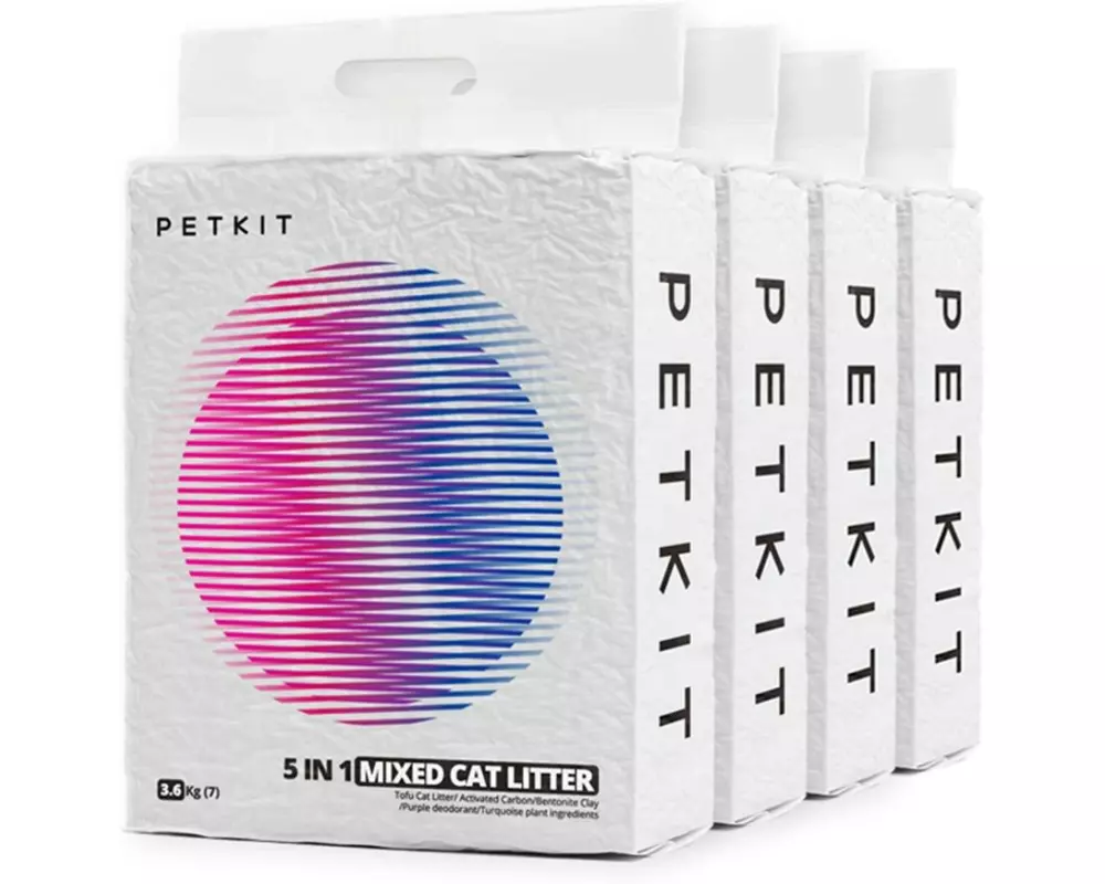 PETKIT 5-in1 Mixed Katzenstreu klumpend 4 x 7 l