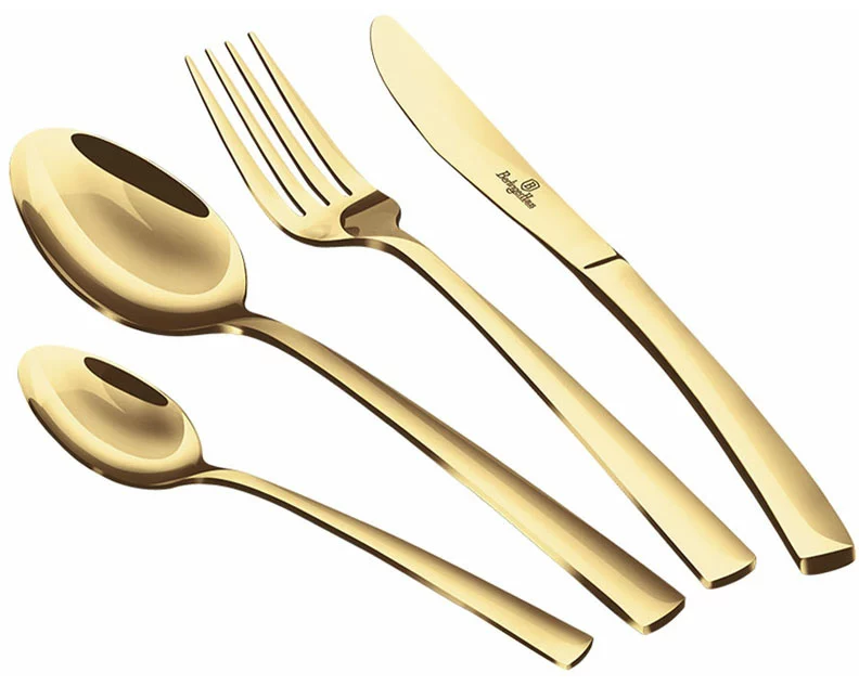 Berlinger Haus 24 teiliges Besteck-Set Champagne