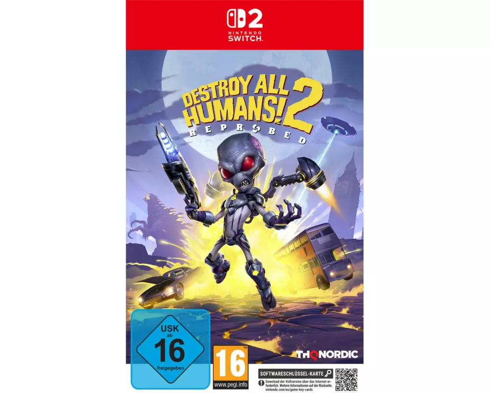 THQ Destroy All Humans! 2 - Reprobed [NSW2] (Game-Key Card)
