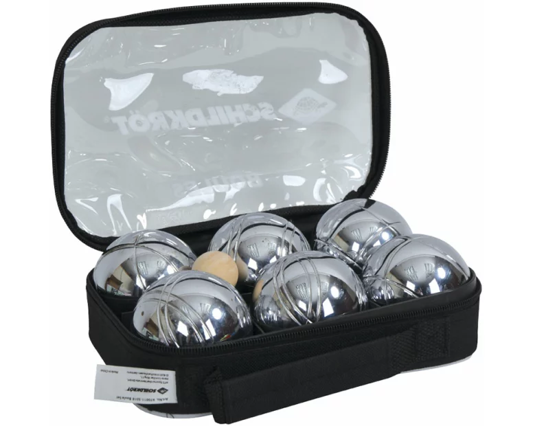 Schildkröt Boule / Boccia Set mit Stahlkugeln in Tragtasche