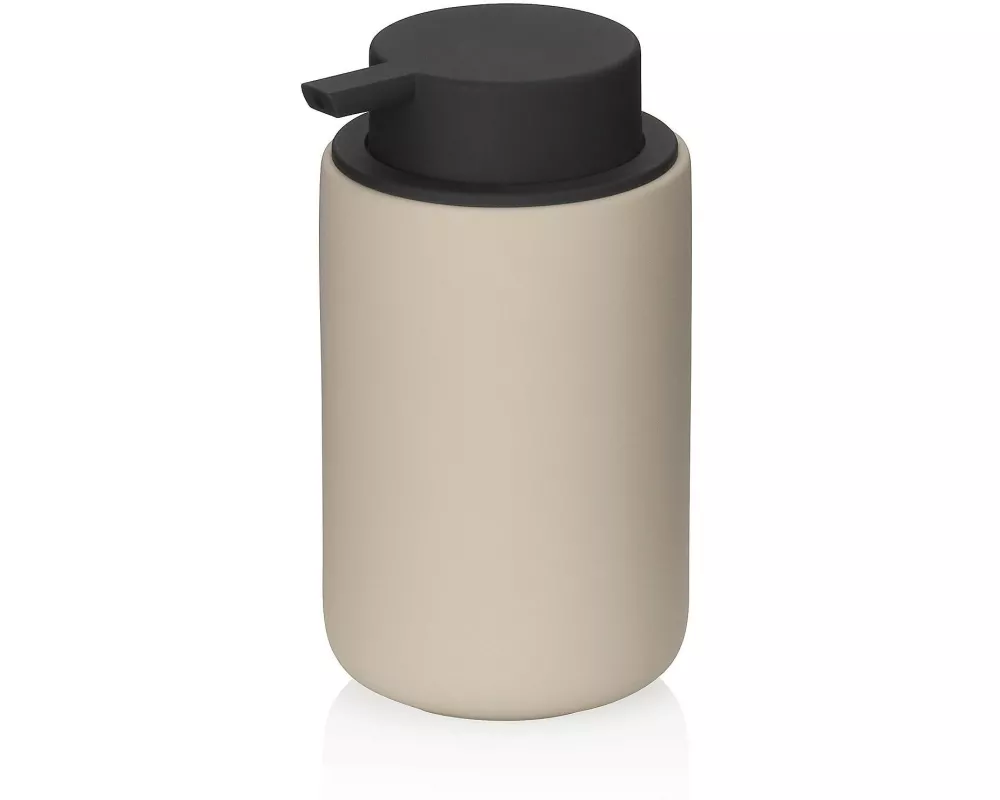 Kela Seifenspender Sana 300 ml, Beige/Schwarz