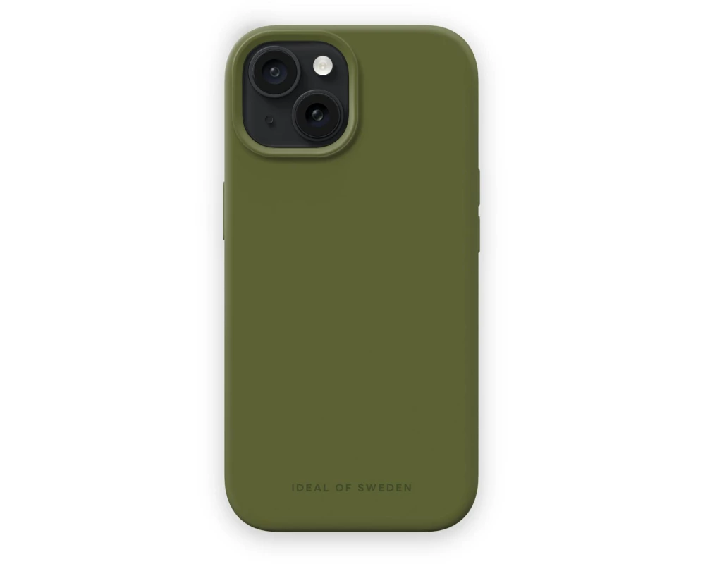 Ideal of Sweden Silicone iPhone 15 Khaki