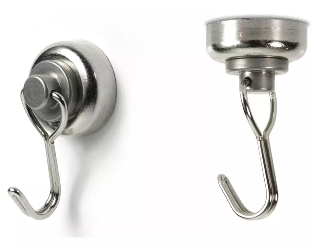 Trendform Haftmagnet TWISTER Silber, 2 Stück