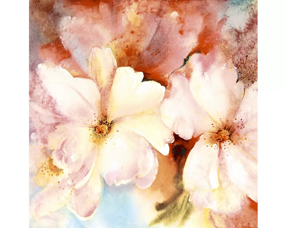 Paper + Design Papierservietten Painted Blooms 33 cm x 33 cm, 20 Stück