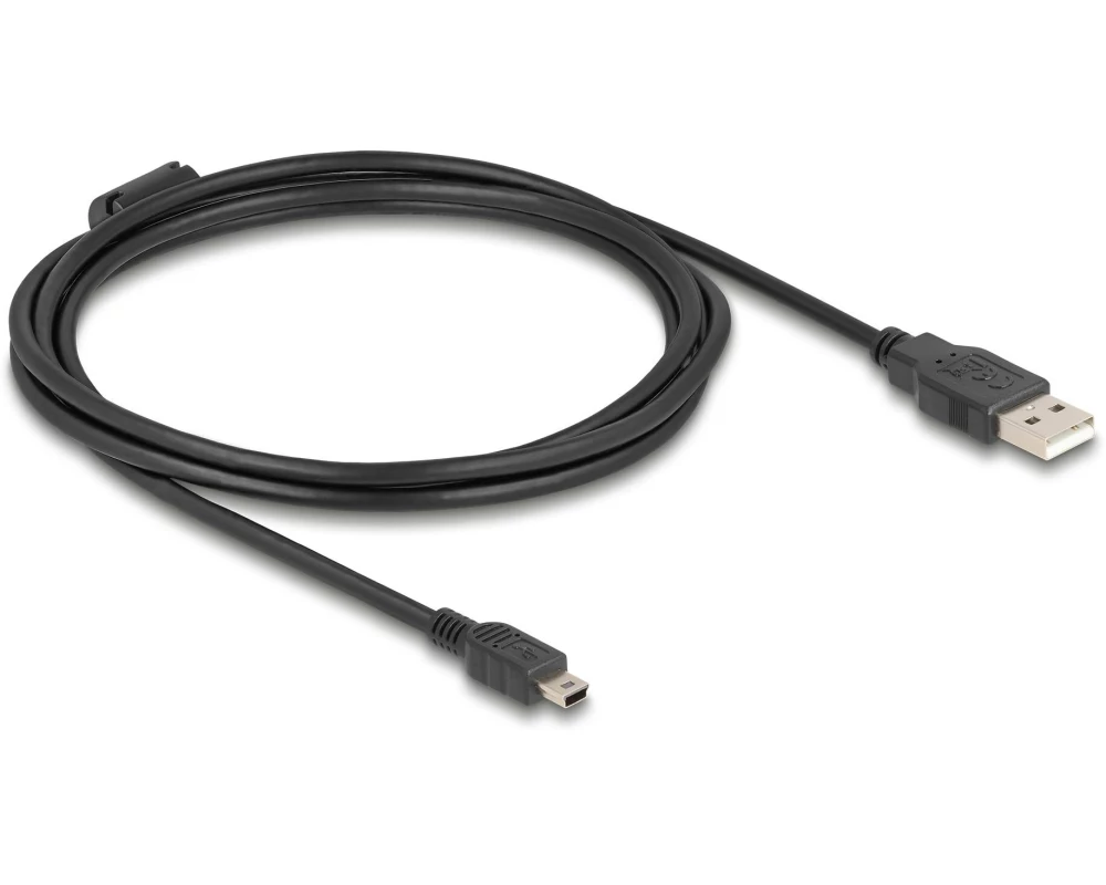 Delock 2m, USB 2.0-A/USB 2.0 Mini-B USB-A - Mini-USB B 2 m