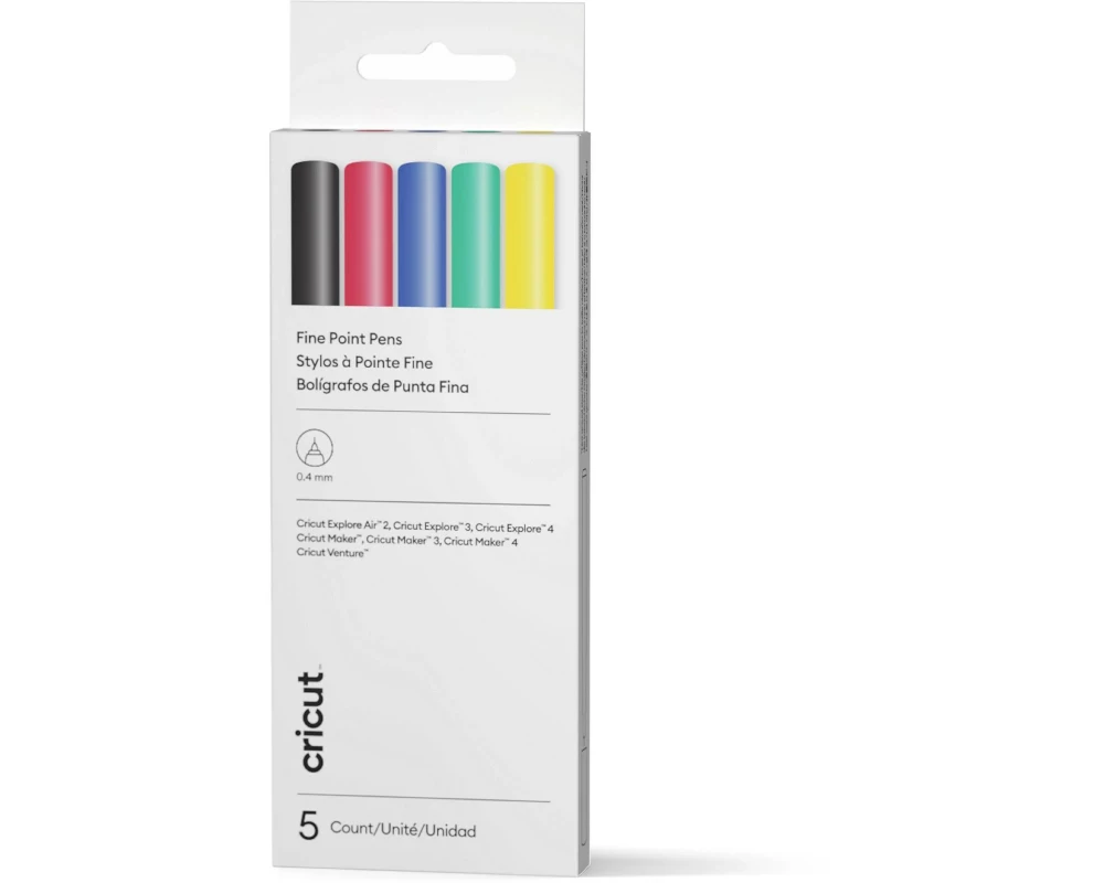 Cricut Explore/Maker Fine Point Pen Set 5-pack Classics