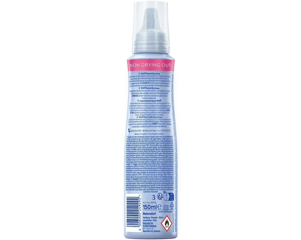 NIVEA Diamond Gloss Care Styling Mousse 150 ml