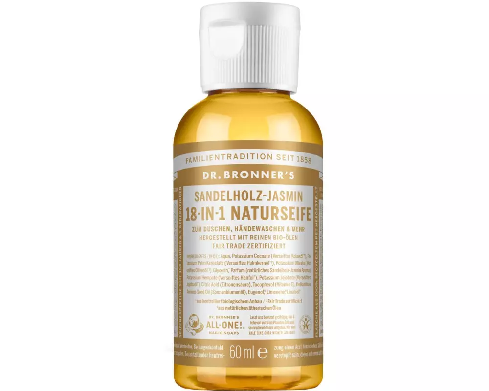 Dr.Bronner's 18-in-1 Naturseife Sandelholz-Jasmin 60 ml