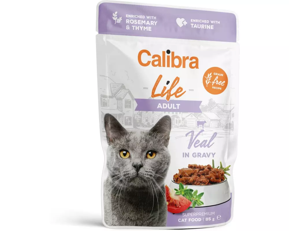 Calibra Nassfutter Life Adult Kalb in Sauce 28x 85 g