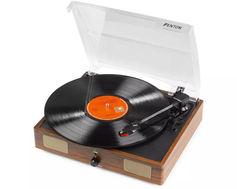 Fenton Plattenspieler RP106W Braun