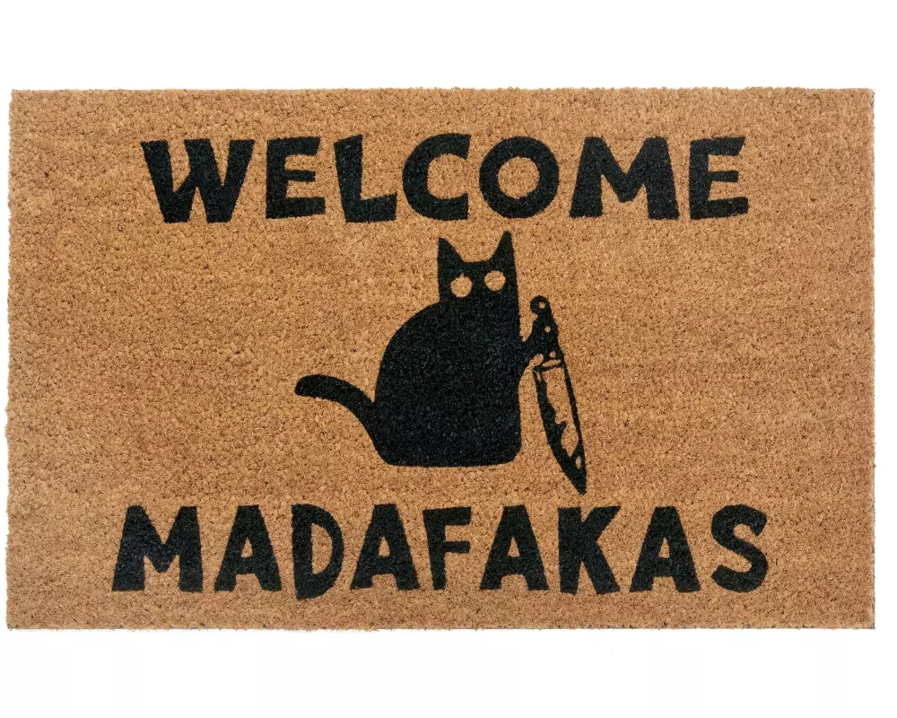 Hanse Home Fussmatte Welcome Madafakas 45 cm x 75 cm