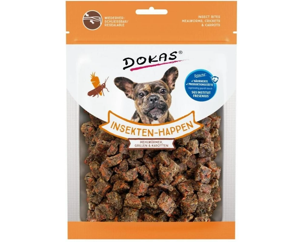 Dokas Insekten-Leckerli mit Karotte 100 g
