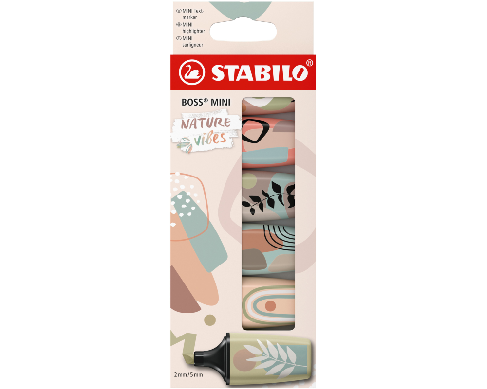 STABILO Textmarker Naturevibes 6er Etui