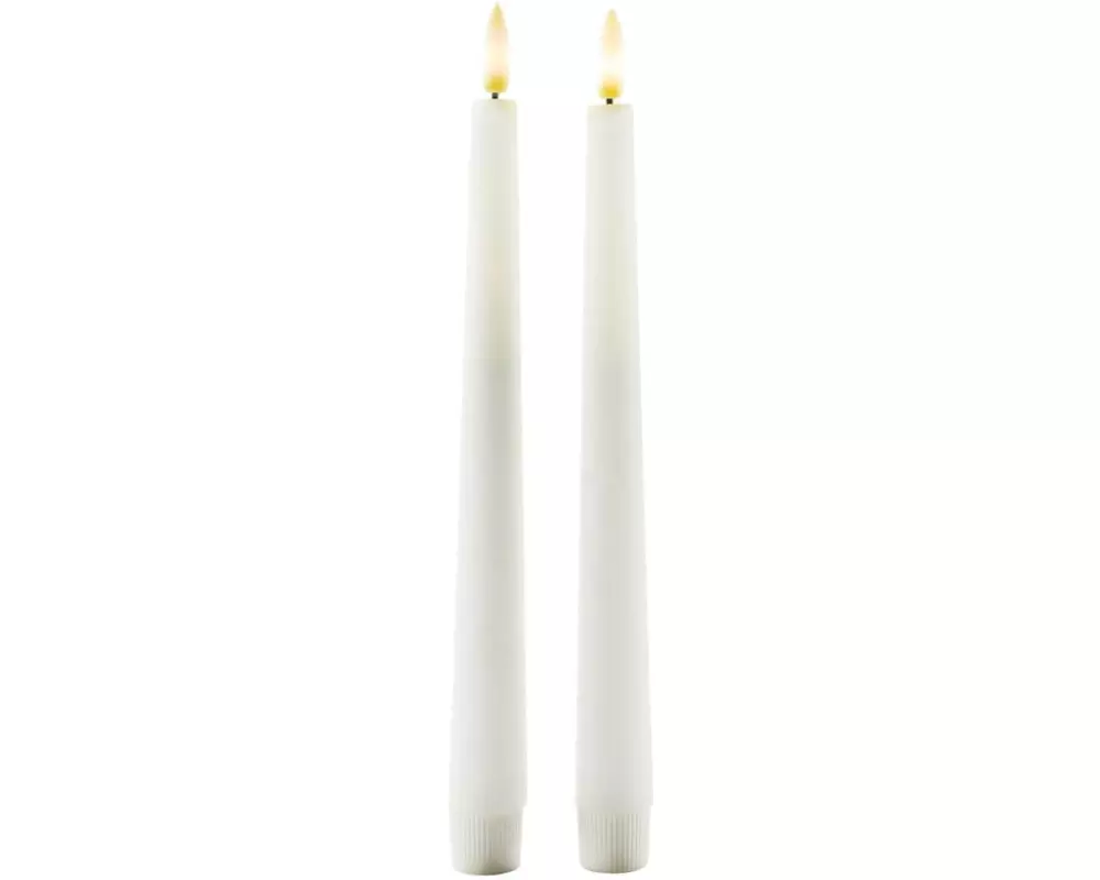 STT LED-Stabkerzen Set Taper Candle, 2 Stück