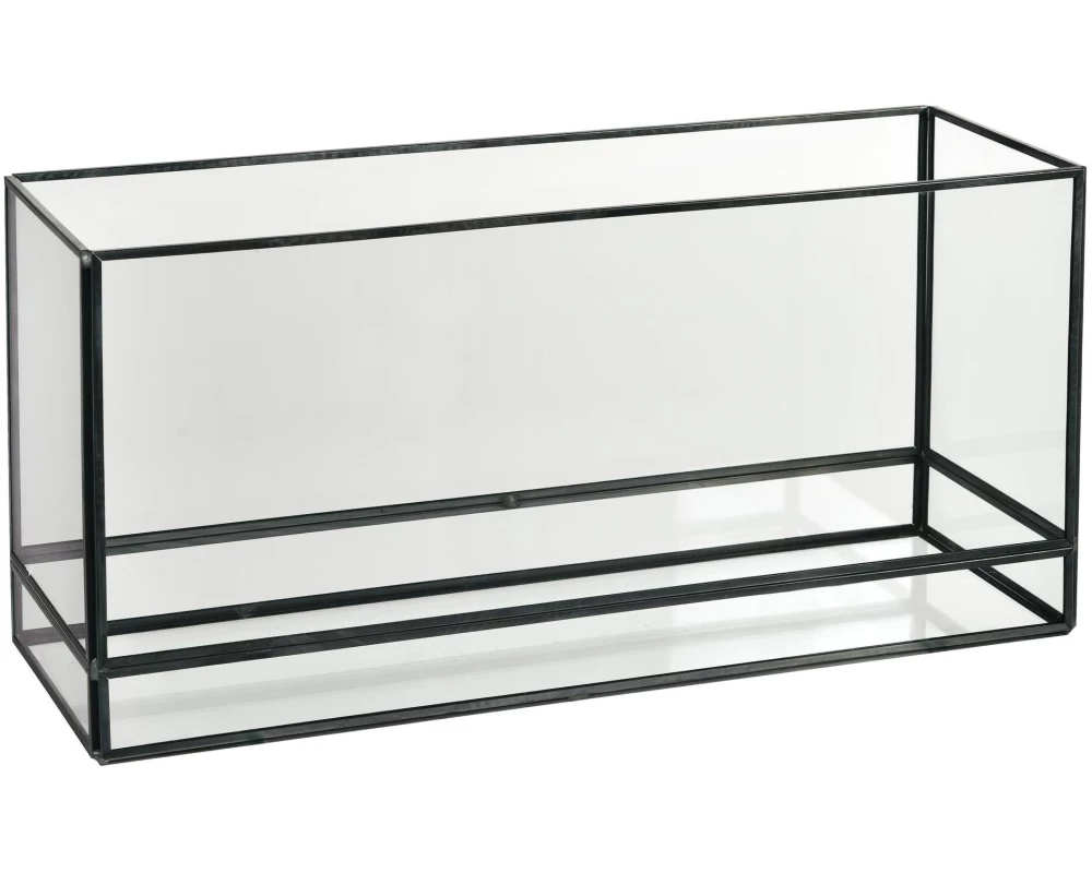 Duni Kerzenhalter Capella 35 x 12 x 17 cm Schwarz