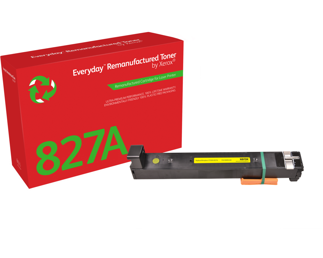 Everyday™ Gelb wiederaufbereiteter Toner von Xerox, kompatibel mit HP 827A (CF302A), Standardkapazität