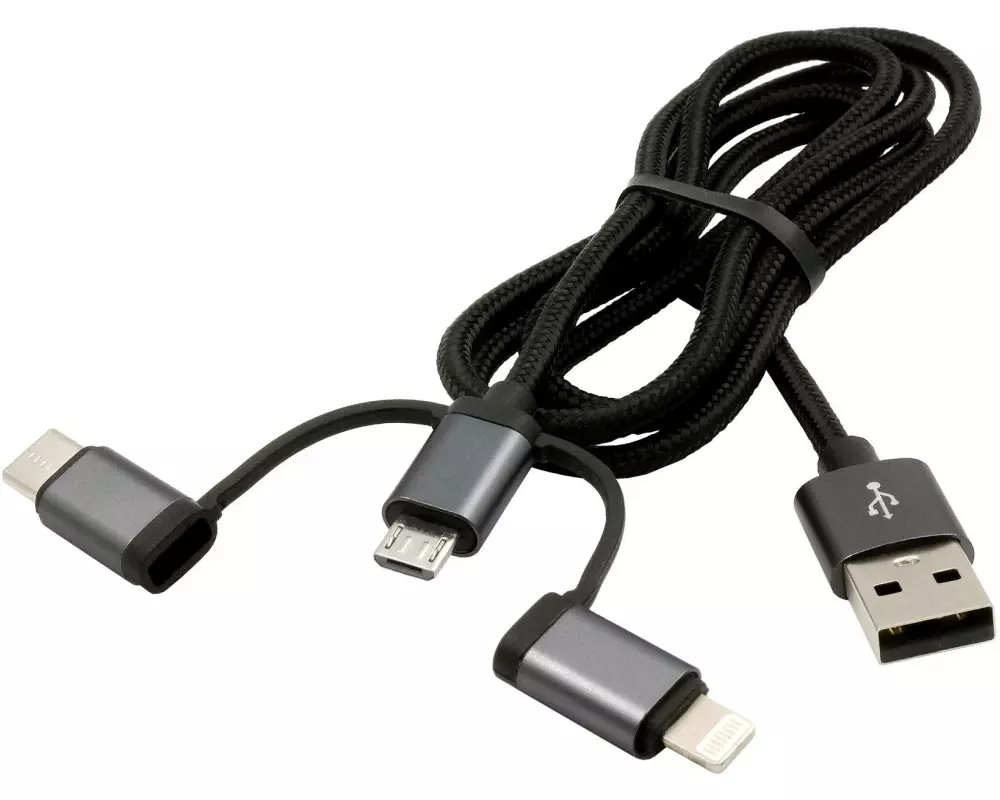 Exsys USB-Ladekabel EX-K1403-2 USB-A - USB-C 1 m