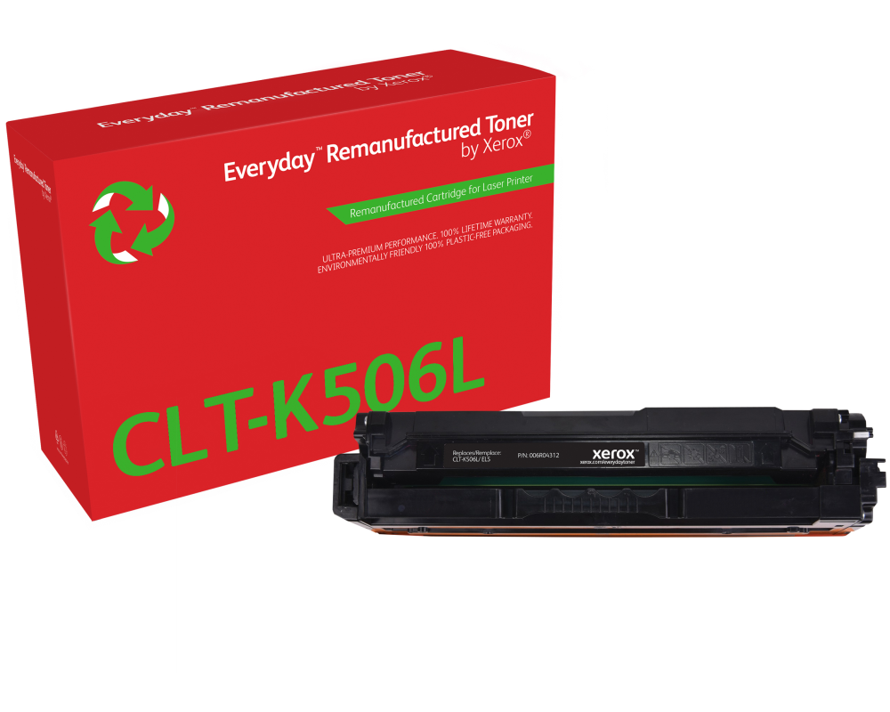 Everyday™ Schwarz wiederaufbereiteter Toner von Xerox, kompatibel mit Samsung CLT-K506L, Hohe Kapazität