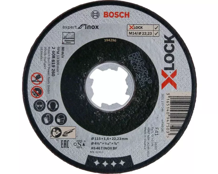 Bosch Professional Trennscheibe gerade X-LOCK Expert for Inox 115 mm