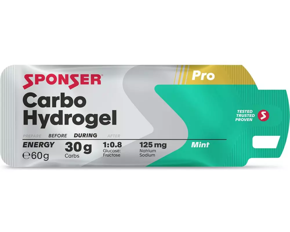 Sponser Carbo Hydrogel, Mint, 20 x 60 g