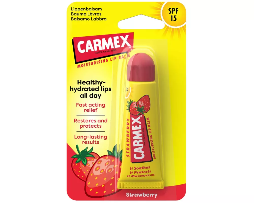 Carmex Lippenpflege Strawberry LSF 15 10 g