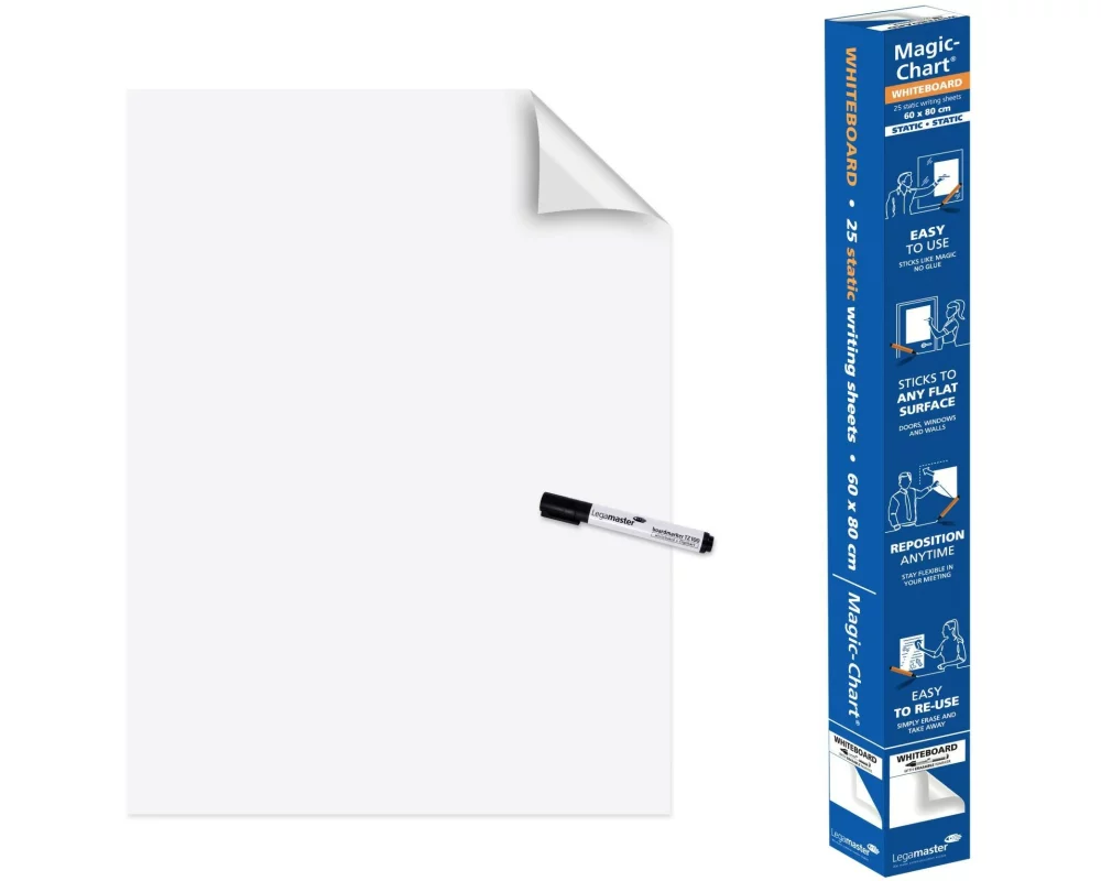 Legamaster Magic-Chart Whiteboard Folie selbsthaftend 60 x 80 cm