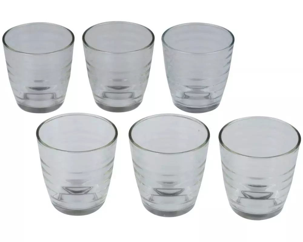 alpina Trinkgläser 225 ml, 6 Stück, Transparent