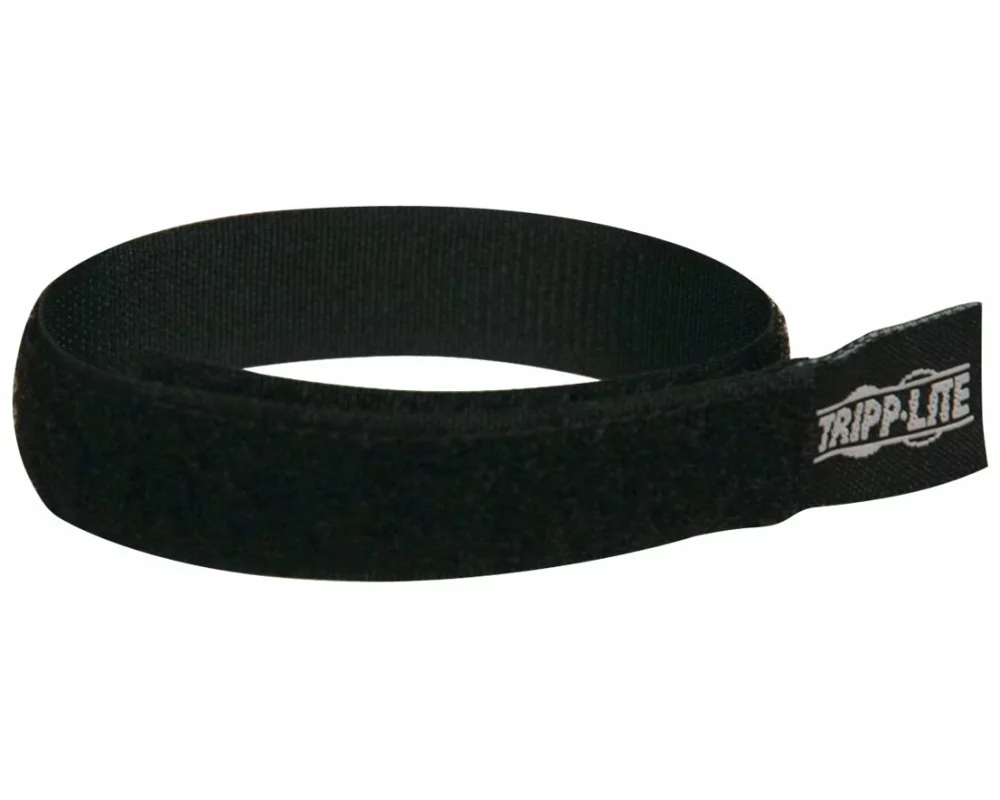 EATON TRIPPLITE Hook-and-Loop Cable Ties, 10inch L x 5/8inch W - 10-Pack
