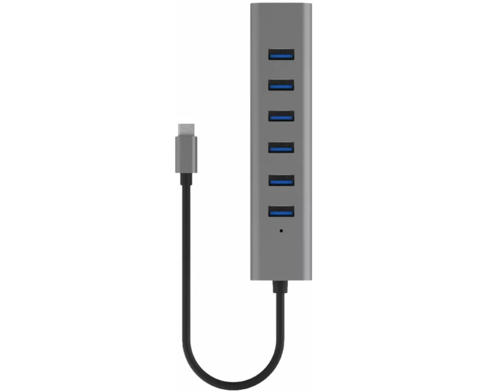 i-tec USB-C, Charging, Metal, HUB, 7 Port, without power adapter