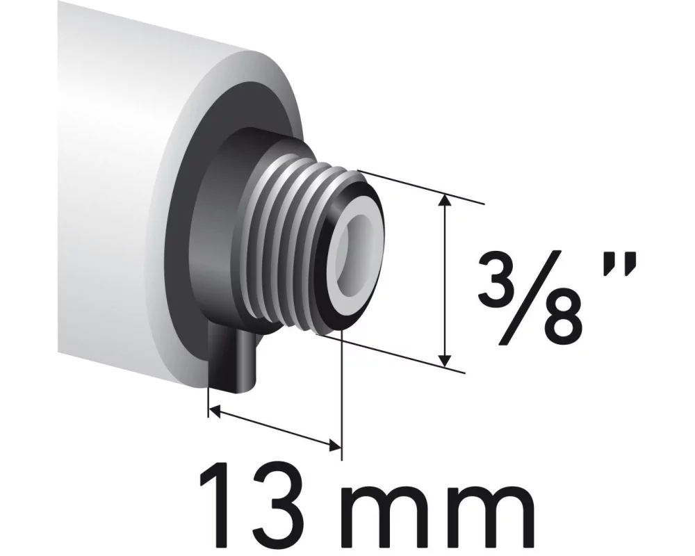 Laufen Zugauslauf Arwa Twin chrom verchromt