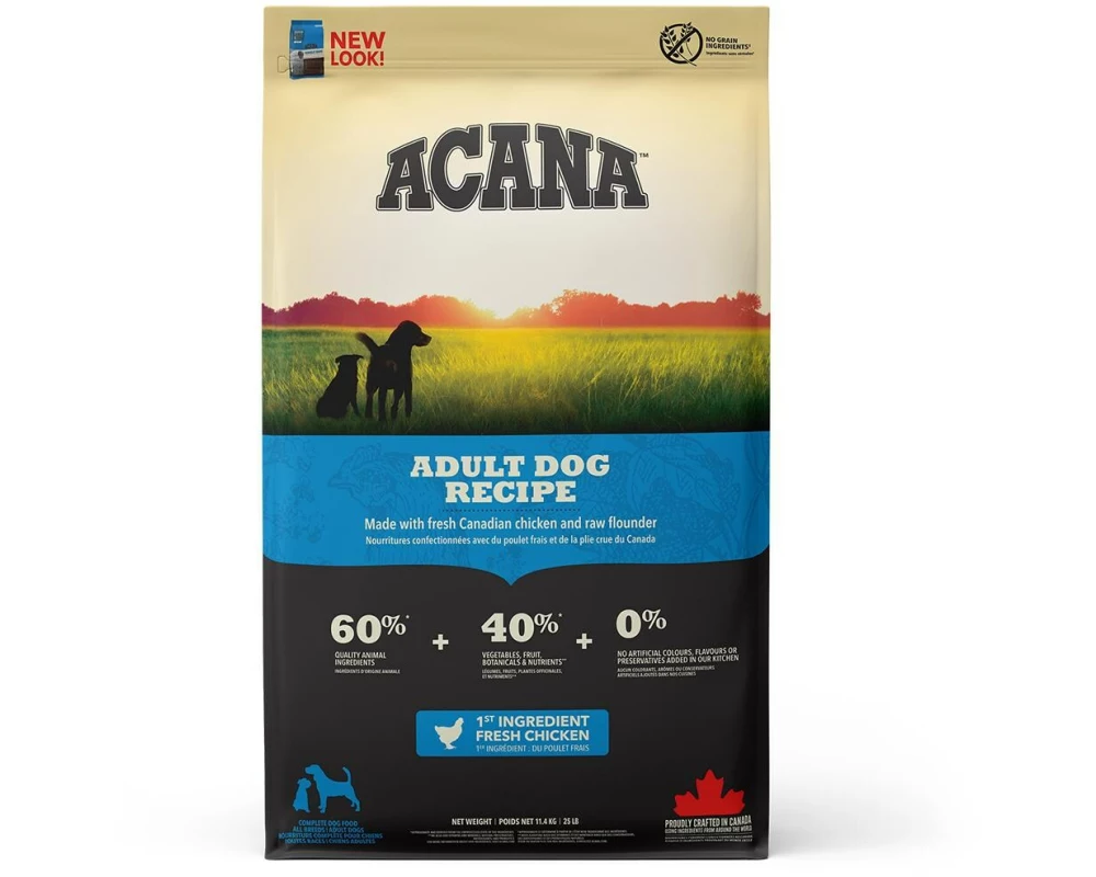 Acana Trockenfutter Adult Dog Recipe, 11.4 kg