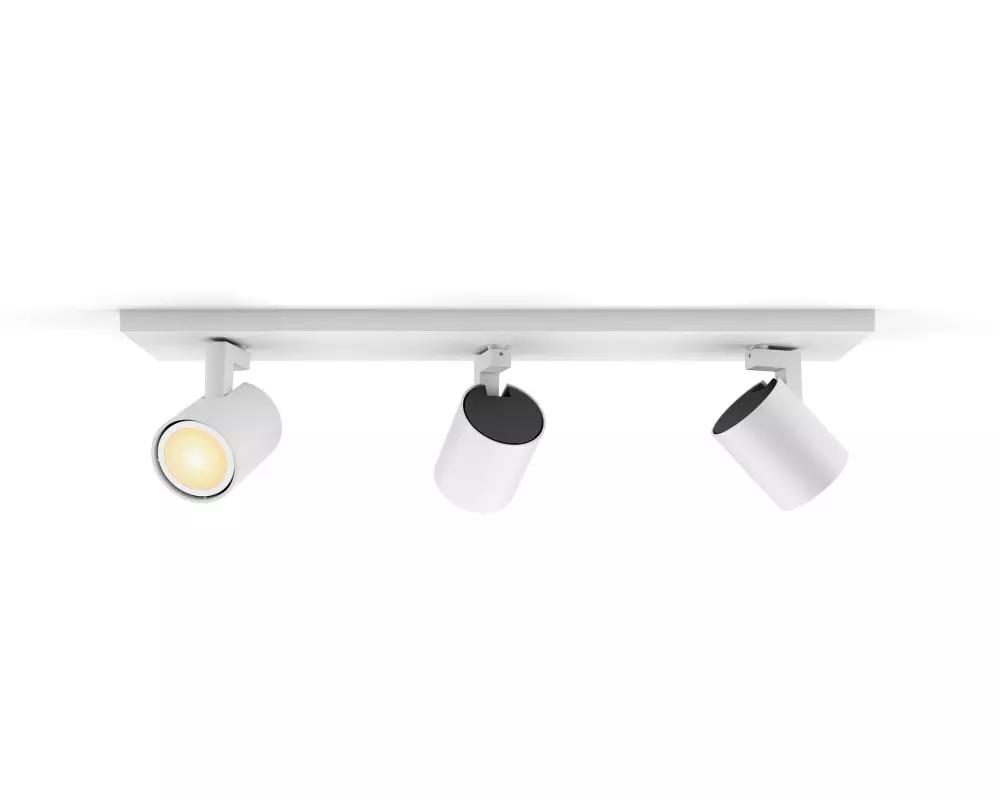 Philips Hue White Ambiance Runner 3er-Spot Weiss
