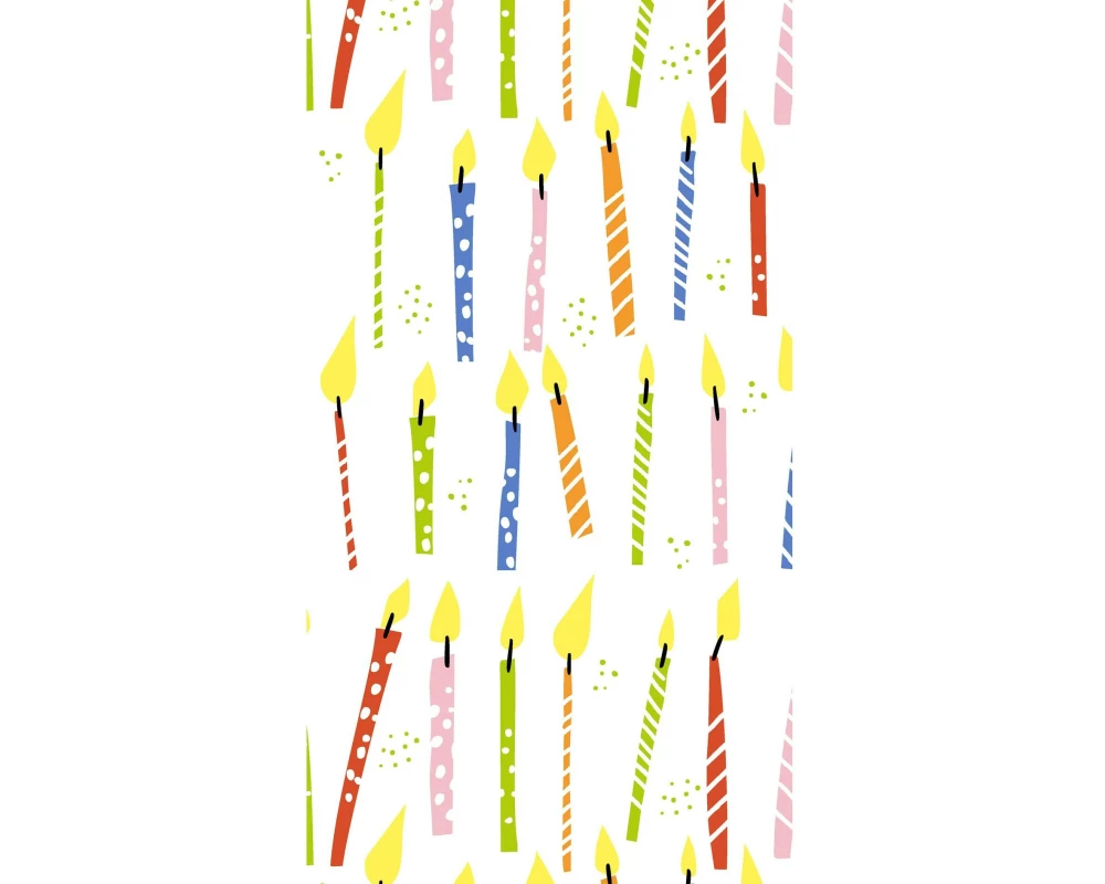 Paper + Design Papierservietten B-day candles 33 cm x 40 cm, 15 Stück