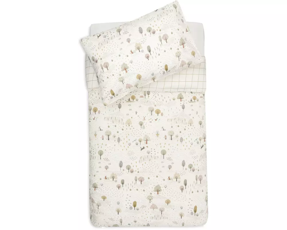 Jollein Kinderbettwäsche Tiny Park 100 x 140 cm