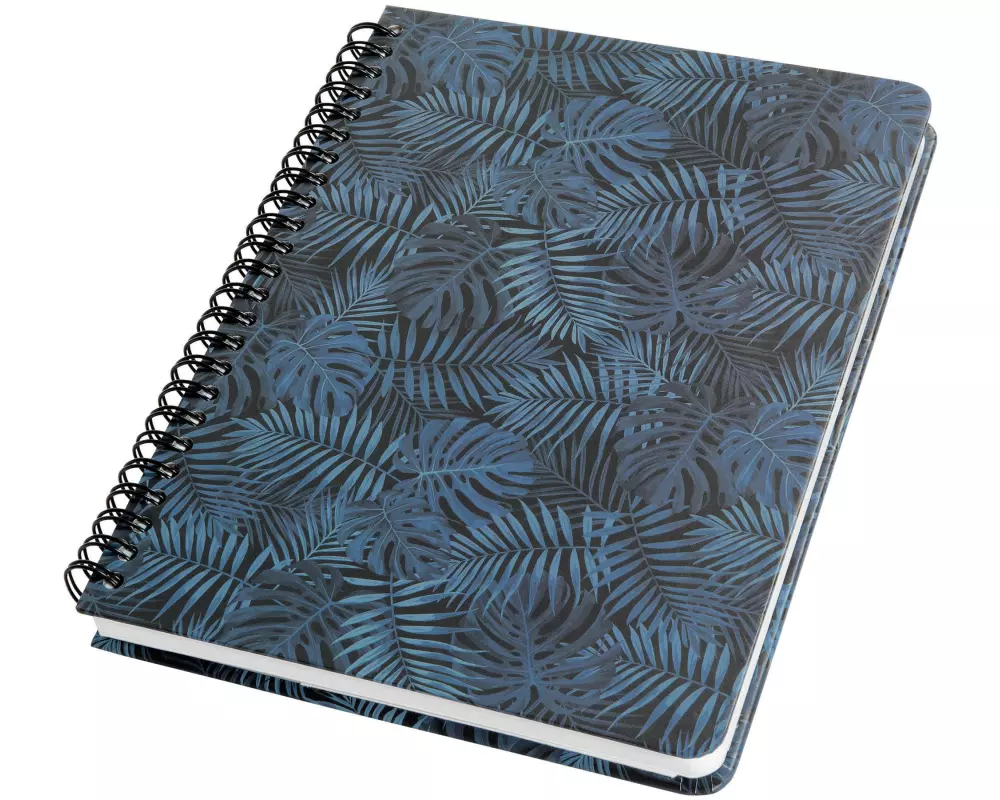 Jolie Notizbuch Mystic Jungle A5, Dot, Blau/Schwarz