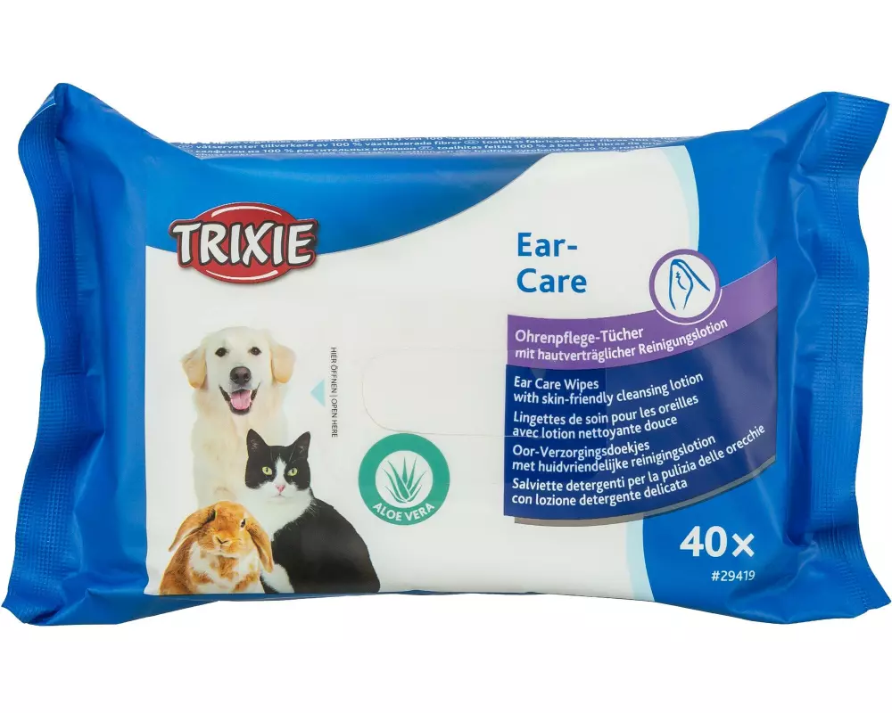 Trixie Ohrenpflege-Tücher 40 Stück