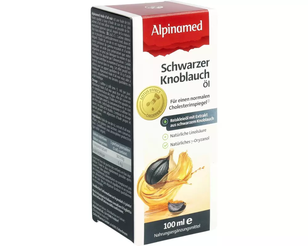Alpinamed Schwarzer Knoblauch Öl 100 ml