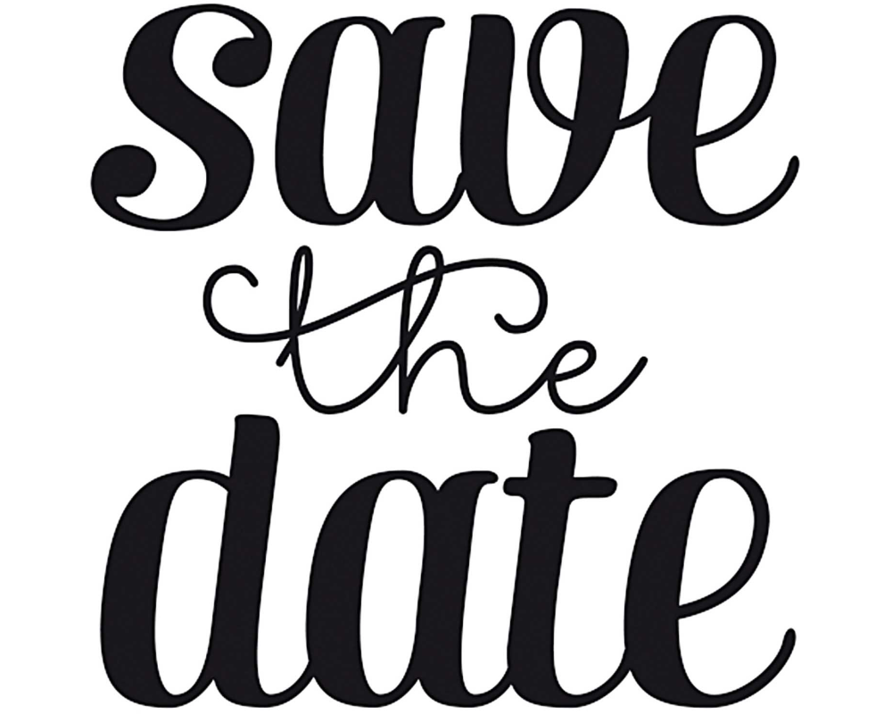 RICO DESIGN Stempel Save the Date 7038.36.93 4x4cm