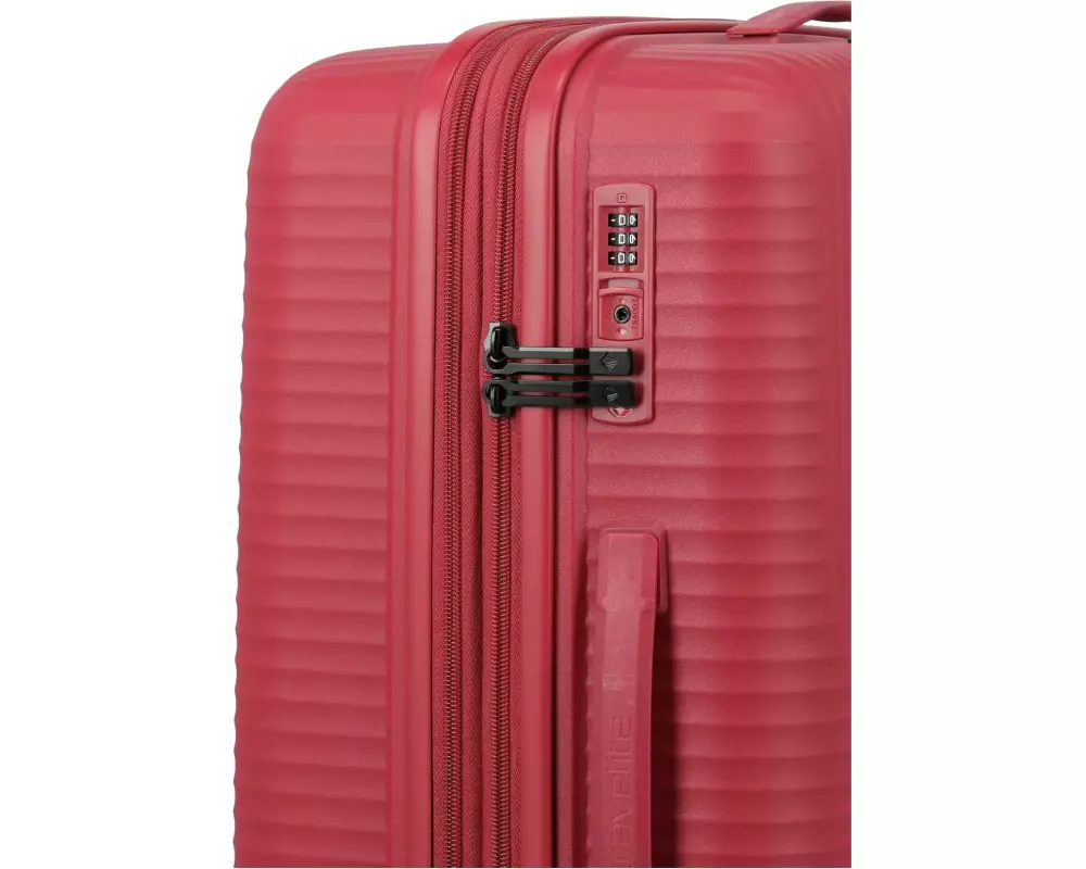 travelite AIR STRIPE Trolley M erweiterbar 86 l Rot