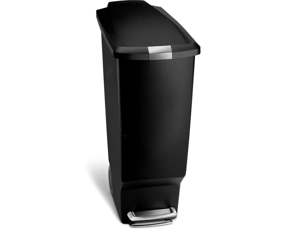 Simplehuman Treteimer Slim Step Can 40 l Schwarz